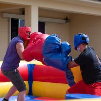 Birds of a feather host morale event together